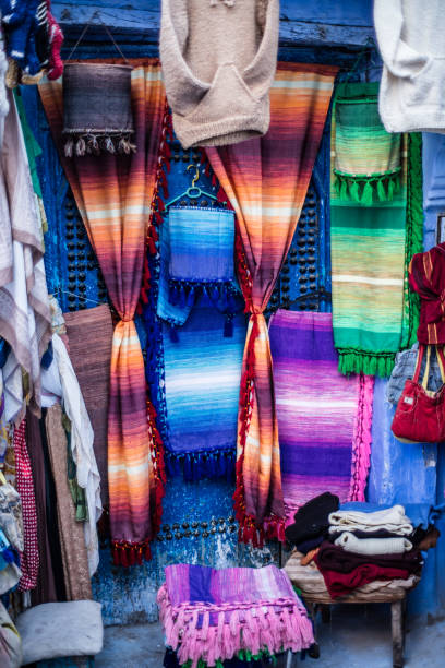 istock Chefchaouen's fantastic blue wall 895101142