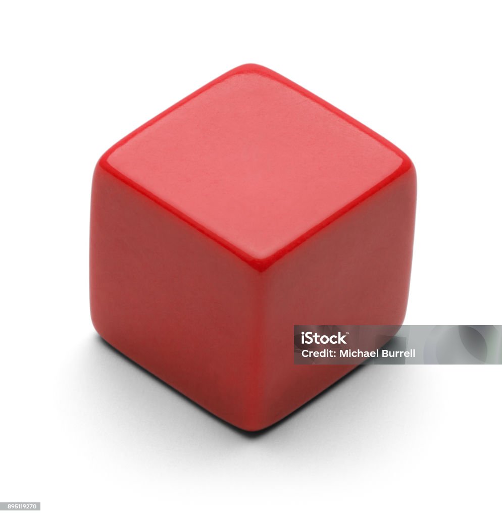 Red Dice Blank Stock Photo - Download Image Now - Dice, Empty, Blank -  iStock
