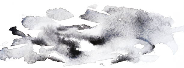 istock Watercolor abstract hand painted background on paper 895120056