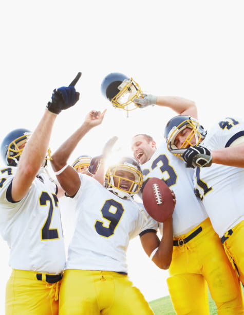 istock Young sportsmen playing rugby 89512467