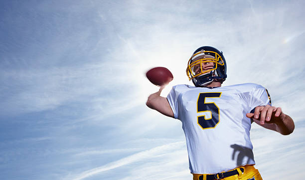 istock sportsman playing rugby with sky in background 89512488