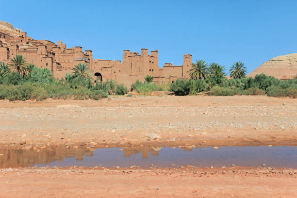 istock river at Ait-Ben-Haddou village 895125034