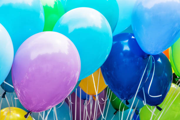 istock Colorful balloons, leisure activity 895135358