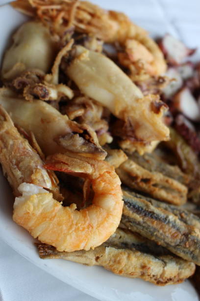 istock Traditional Greek Seafood Platter 895142594