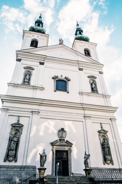 istock St. Michael church in Brno, Czech republic, blue filter 895150810