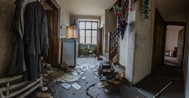 istock anteroom in abandoned house panorama 895156312
