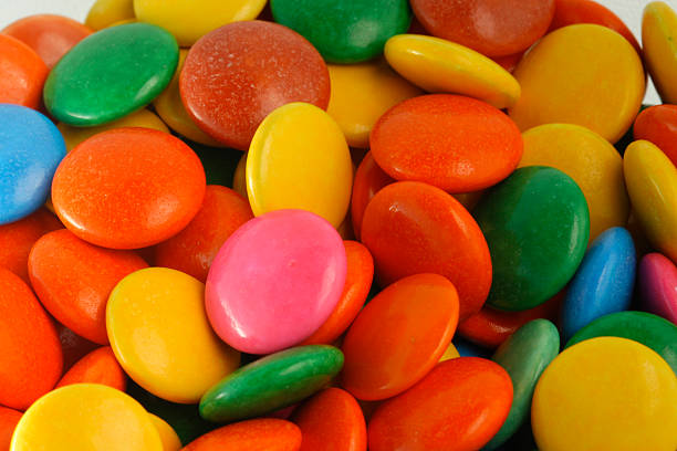 Candy close up stock photo