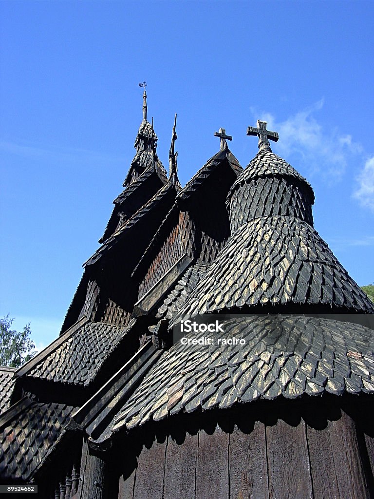 Borgen Église en bois debout, Norvège - Photo de En bois libre de droits