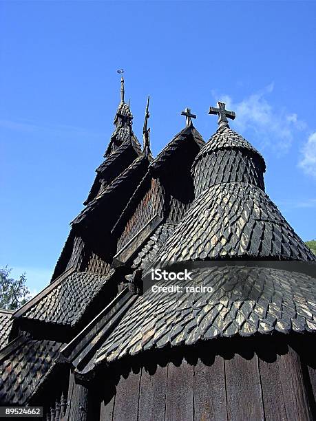 Photo libre de droit de Borgen Église En Bois Debout Norvège banque d'images et plus d'images libres de droit de En bois - En bois, Image en couleur, Moyen-Âge