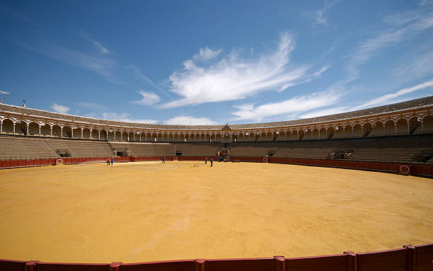 istock bull fighting arena in seville 89526133