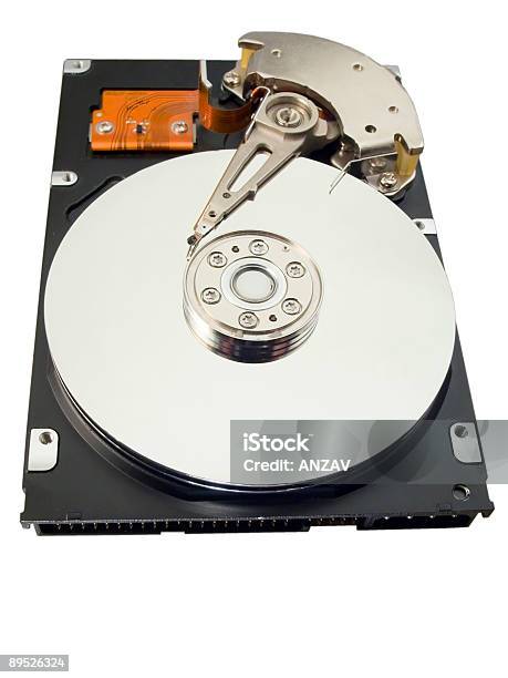 Hard Disk Stock Photo - Download Image Now - Black Color, Color Image, Computer