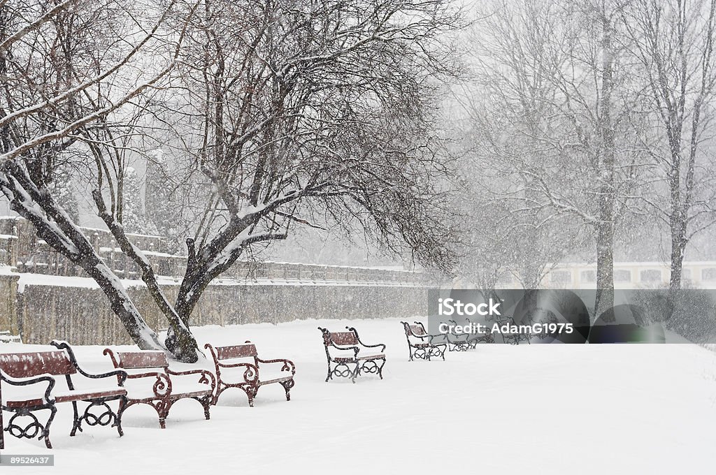 Winter-Szene - Lizenzfrei Abgeschiedenheit Stock-Foto