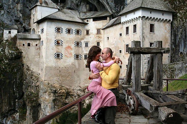 love young couple, Postojna Caves, Slovenia desiderius erasmus stock pictures, royalty-free photos & images