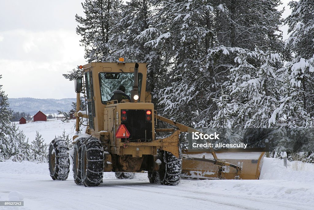 雪耕土機、バーンズ - アイダホ州のロイヤリティフリーストックフォト