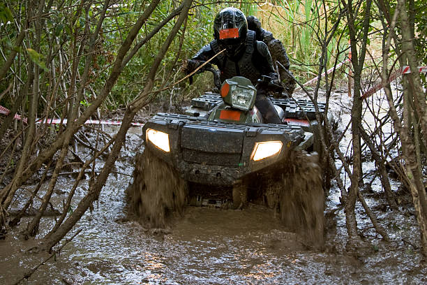 istock Crossing the dirt river 89527958
