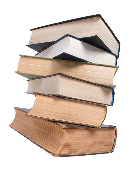 istock Stack of books isolated on the white 89527981