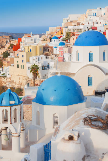 istock Santorini beautiful village Oia on Greece 895289360