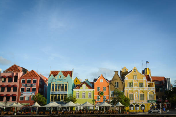 istock Colorful colonial architecture on Willemstad, Curacao's historic waterfront 895380236