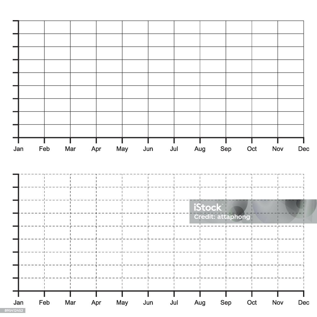 Chart Rater Ratings Line Graph Line Chart Graph Paper Printable Vector Illustration ...