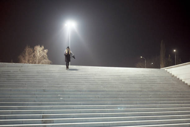 istock Woman in night 895425000