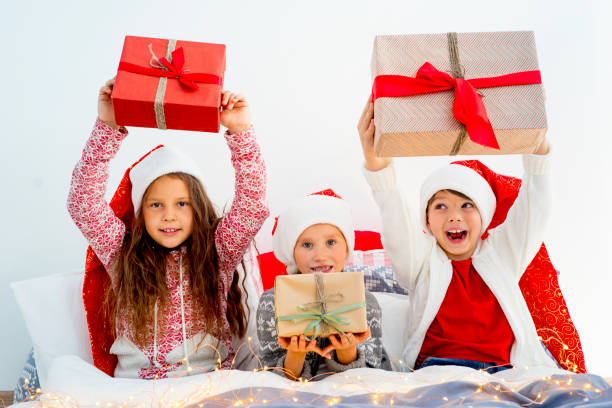 istock Family celebrating christmas 895427492
