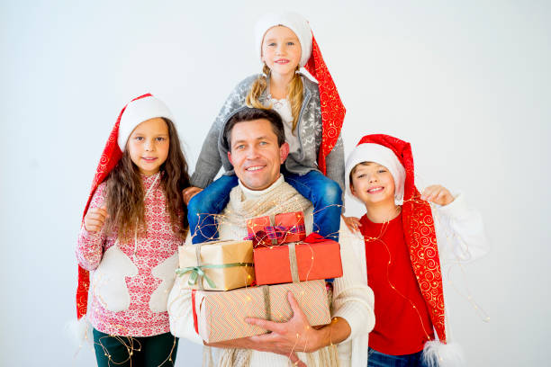 istock Family celebrating christmas 895430194