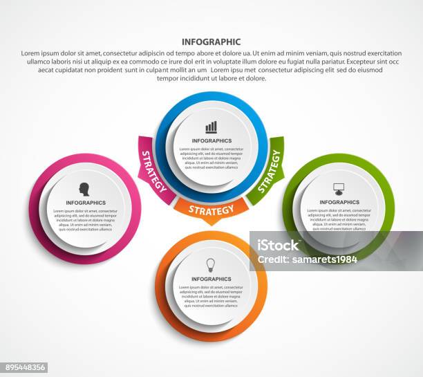 Infographic Design Organization Chart Template For Business Presentations Information Banner Timeline Or Web Design Stock Illustration - Download Image Now