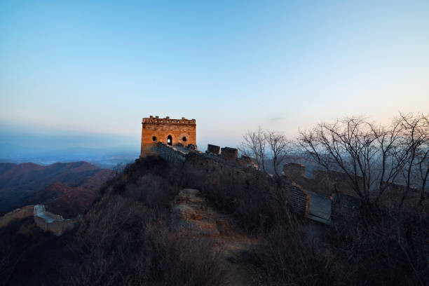 万里の長城  - china great wall of china wall beijing ストックフォトと画像