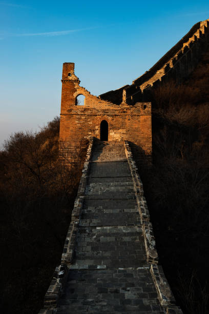 万里の長城  - china great wall of china wall beijing ストックフォトと画像