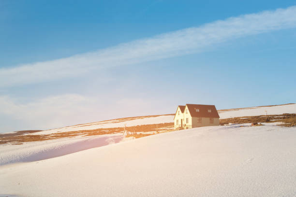 Iceland and Reykjavik in Februar 2018