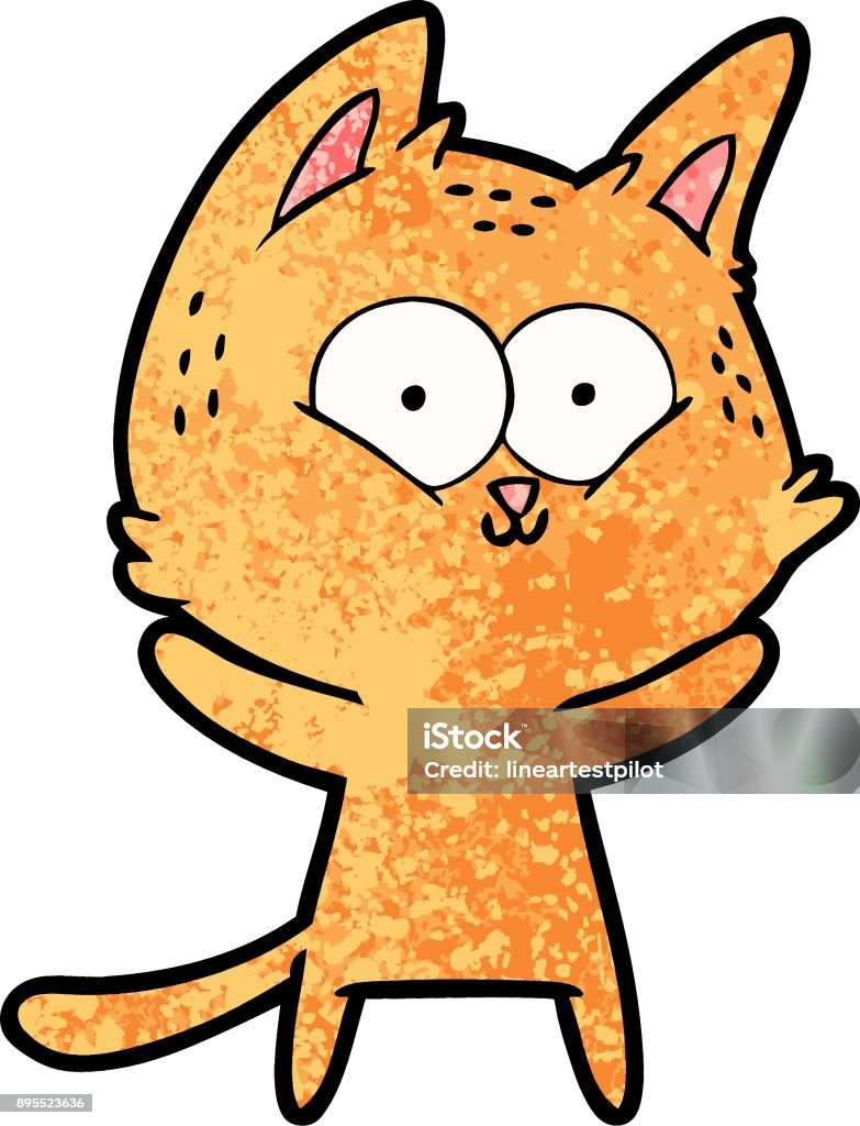 Caton Image Cartoon Cat Stock Illustration - Download Image Now - Cartoon, Domestic ...