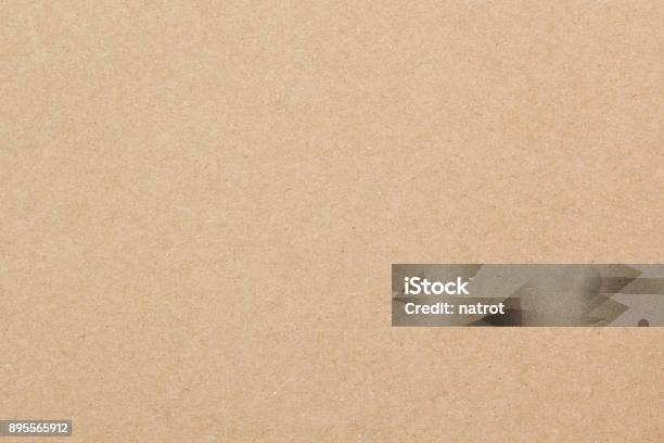 Brown Paper Texture Cardboard Background Stock Photo - Download Image Now - Brown Paper, Backgrounds, Cardboard