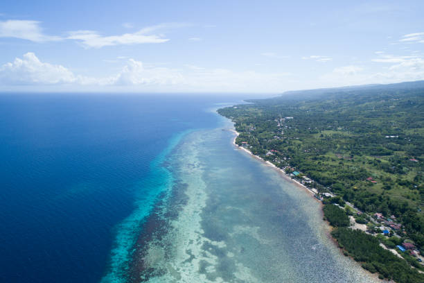 istock Shoot the view of Cebu Island from the sky 895589708