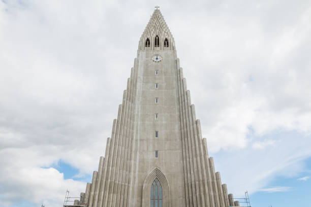 istock Facade if Reykyavik Cathedral Iceland 895589848