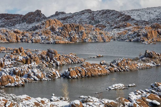 istock Winter Snow at Watson Lake 895617048
