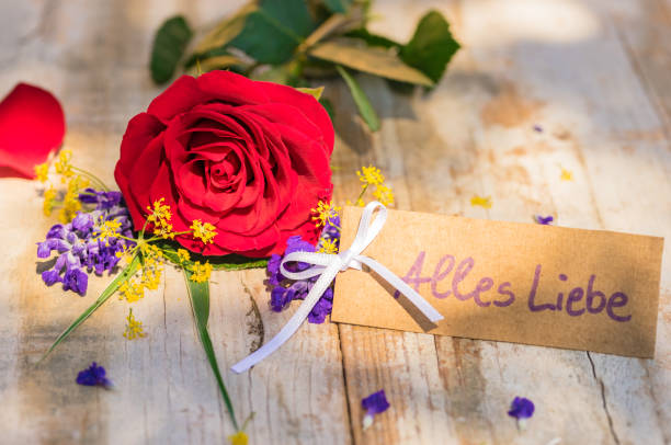 istock Mother's day  flowers with greeting card 895634390