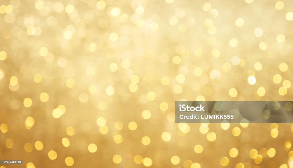 Beautiful Blurred Golden Bokeh Background Stock Photo - Download Image Now  - Gold - Metal, Backgrounds, Gold Colored - iStock