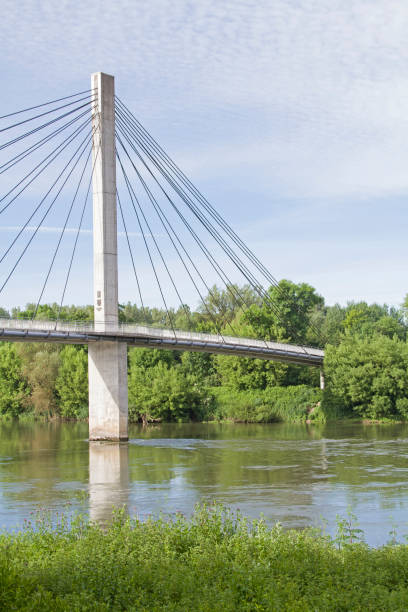 istock Suspension bridge for pedestrians 895643556