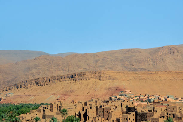 istock Berber village with atlas mountain 895653516