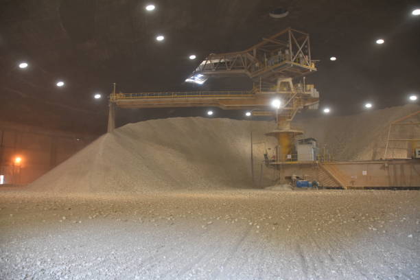 istock Cement manufacturing plant 895660390