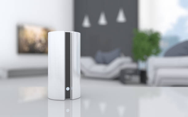 istock Smart speaker in a residential building 895672236