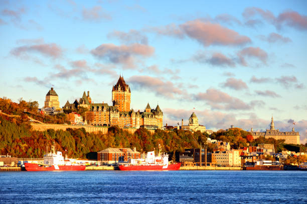 istock Downtown Quebec City Skyline along the St lawrence River 895674324