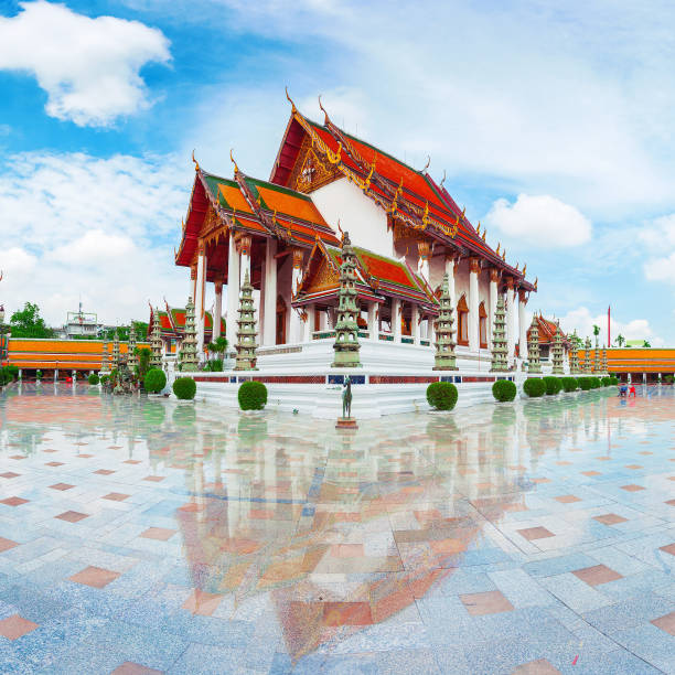istock Wat Suthat Thep Wararam, Bangkok, Thailand 895690706