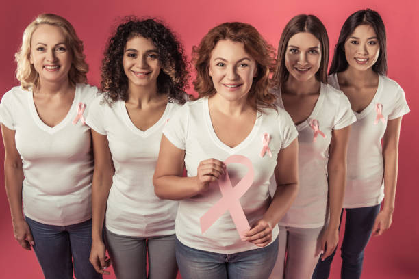 istock Women against breast cancer 895716064