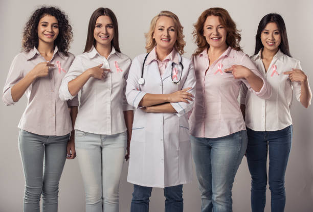 istock Women against breast cancer 895716648