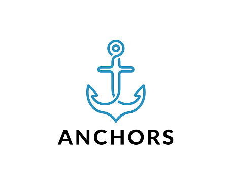 Anchor vector icon
