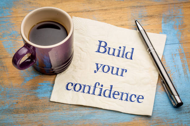 istock Build your confidence - advice on napkin 895728670