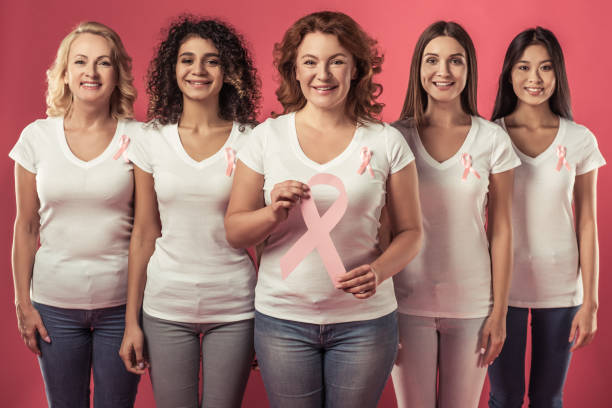istock Women against breast cancer 895735524