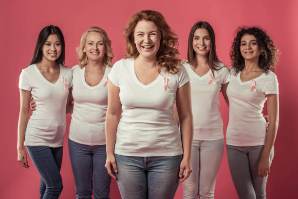istock Women against breast cancer 895736214