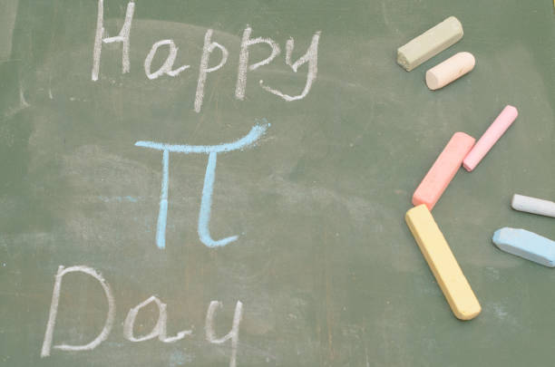 istock An image of the Pi number on the school board with chalk. 895766132